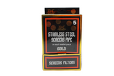 DC PIPE SCREEN GOLD | 5CT x 100PK